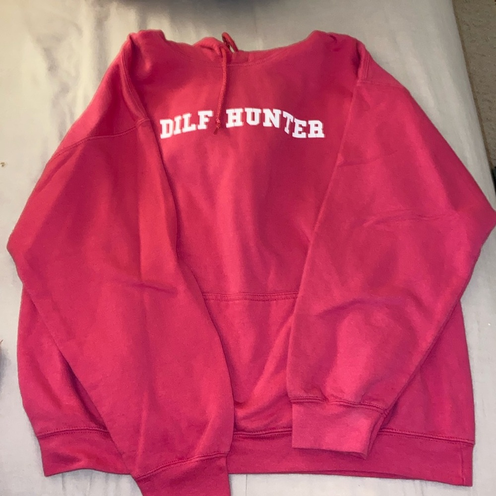 Pink DILF HUNTER hoodie